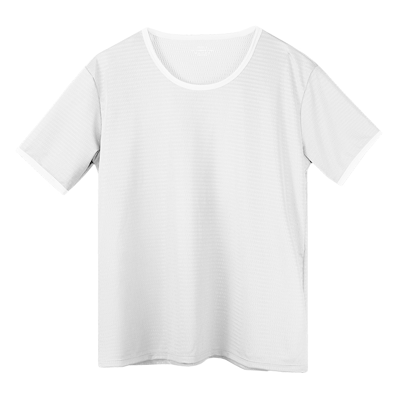 Undershirt Crew Neck - Camiseta Masculina de Seda Gelada Sem