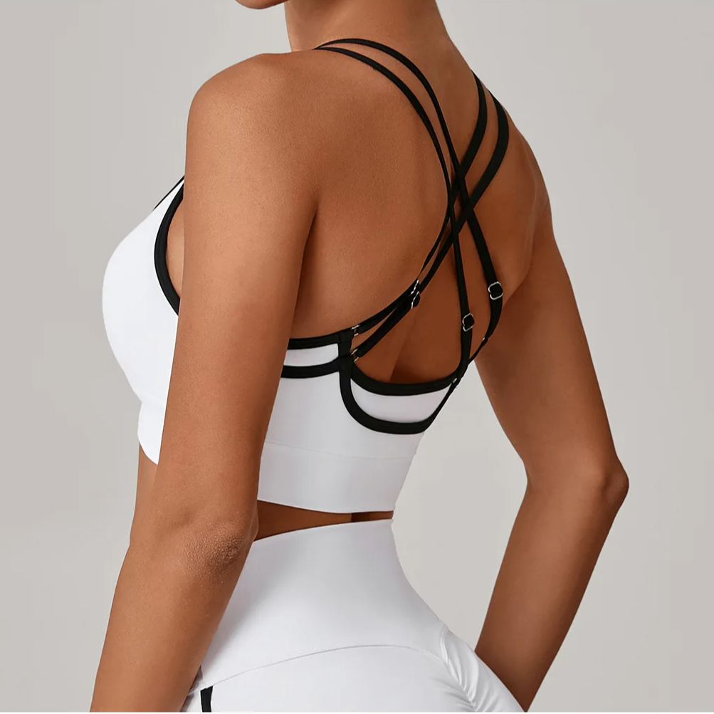 Quick Dry Underwear - Sutiã esportivo feminino yoga sutiã contrastante