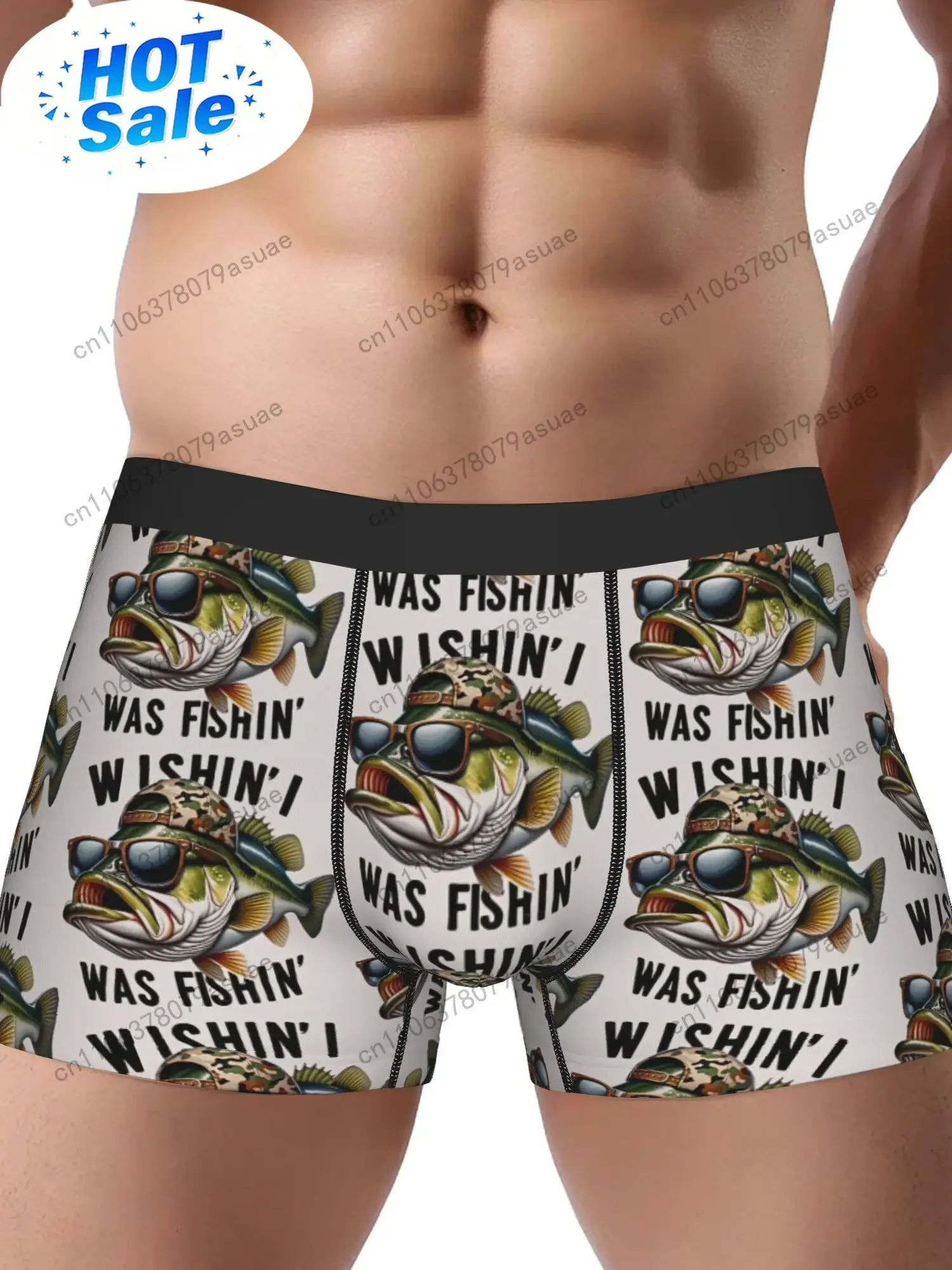 Quick Dry Underwear - Cuecas de Pesca Masculinas - Boxer