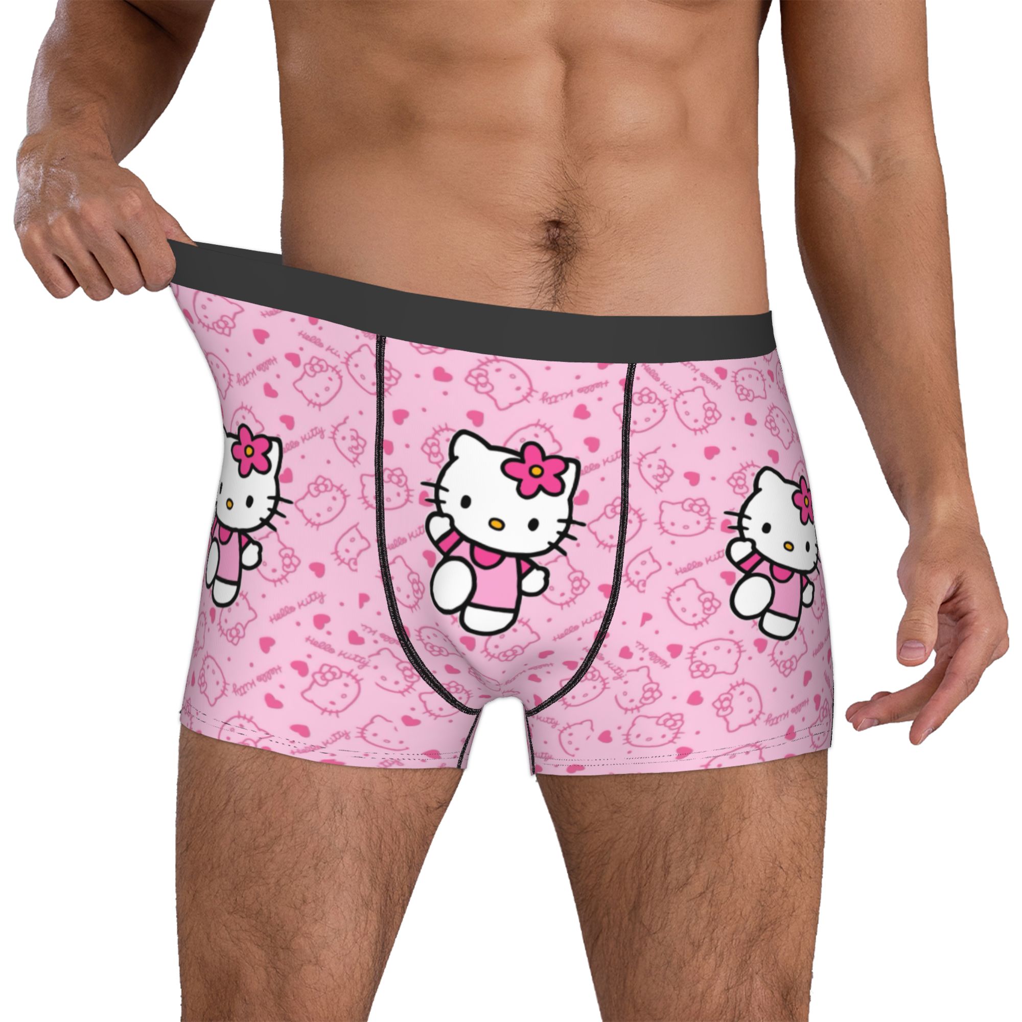 Cuecas Boxer Estampadas Rosa K - Boxer Shorts Modal avaliação e preço